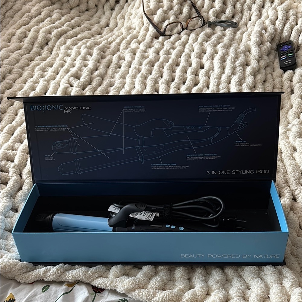 Blue 3-in-One Styling Iron